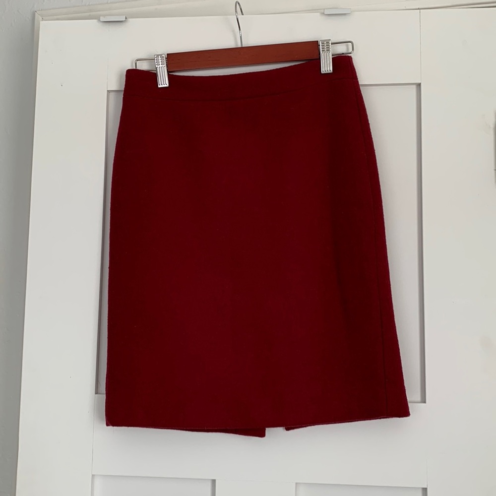 JCrew Mercantile Wool Pencil Skirt